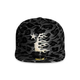 Gorro Hellstar Cheetah Print Fitted Black