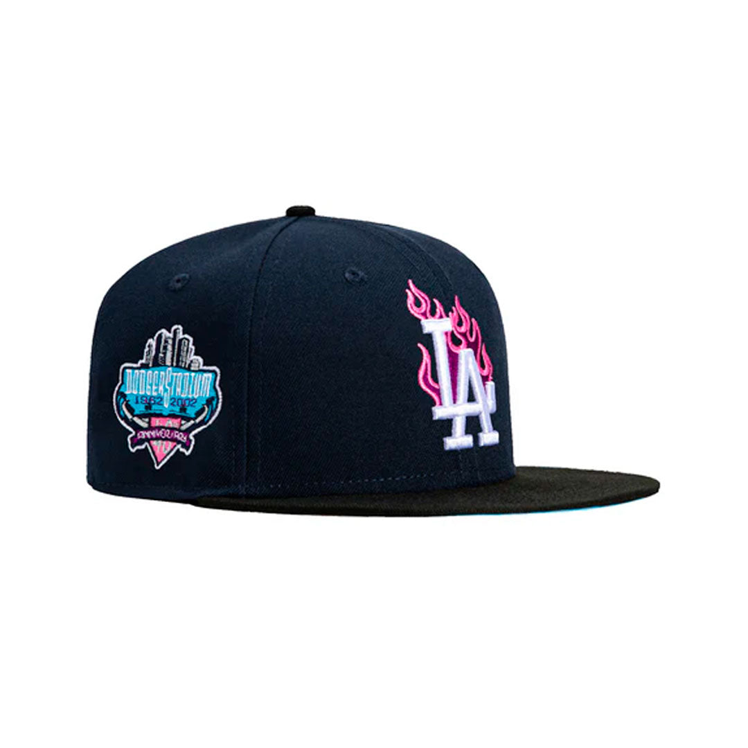 Gorro New Era 59FIFTY Fire Pack Los Angeles Dodgers 40th Anniversary Stadium Patch