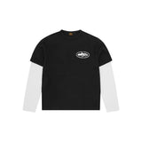 Camiseta Corteiz manga larga Island Hybrid Black