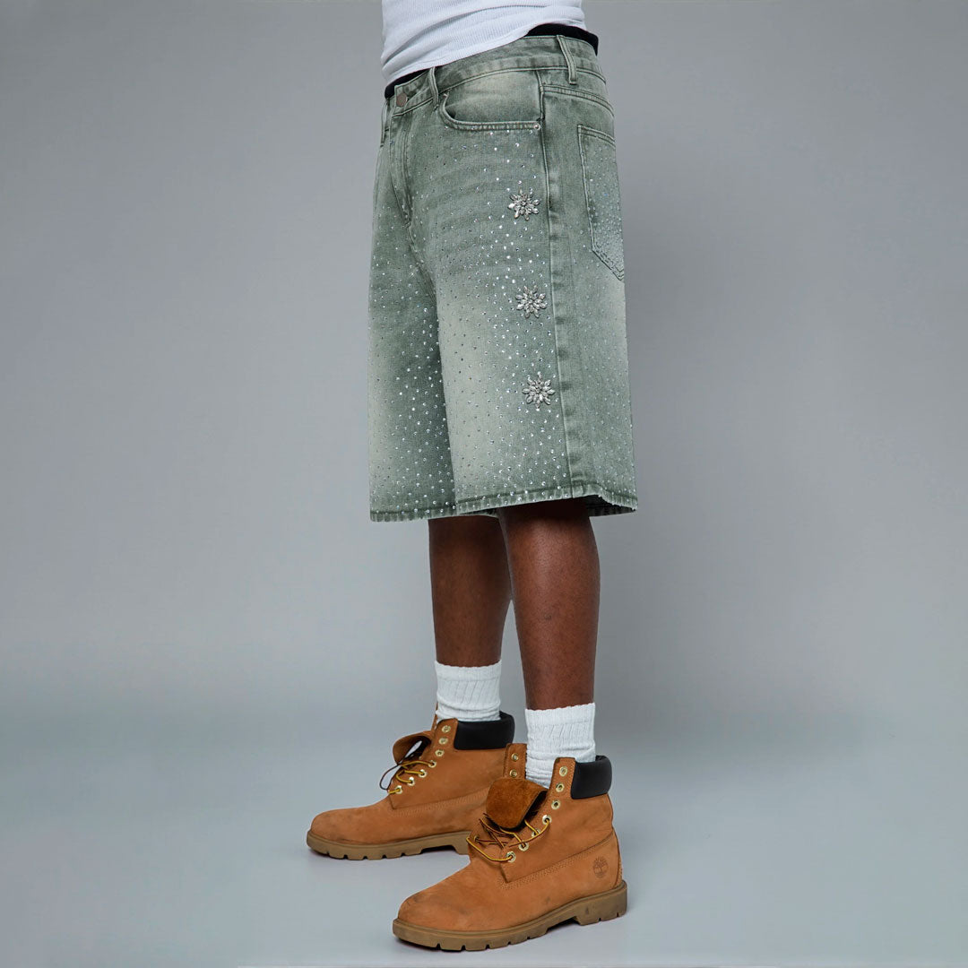 Short Fraternal Denim Astro Washed Olive