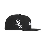 Gorro Supreme x New Era MLB Teams Box Logo en negro