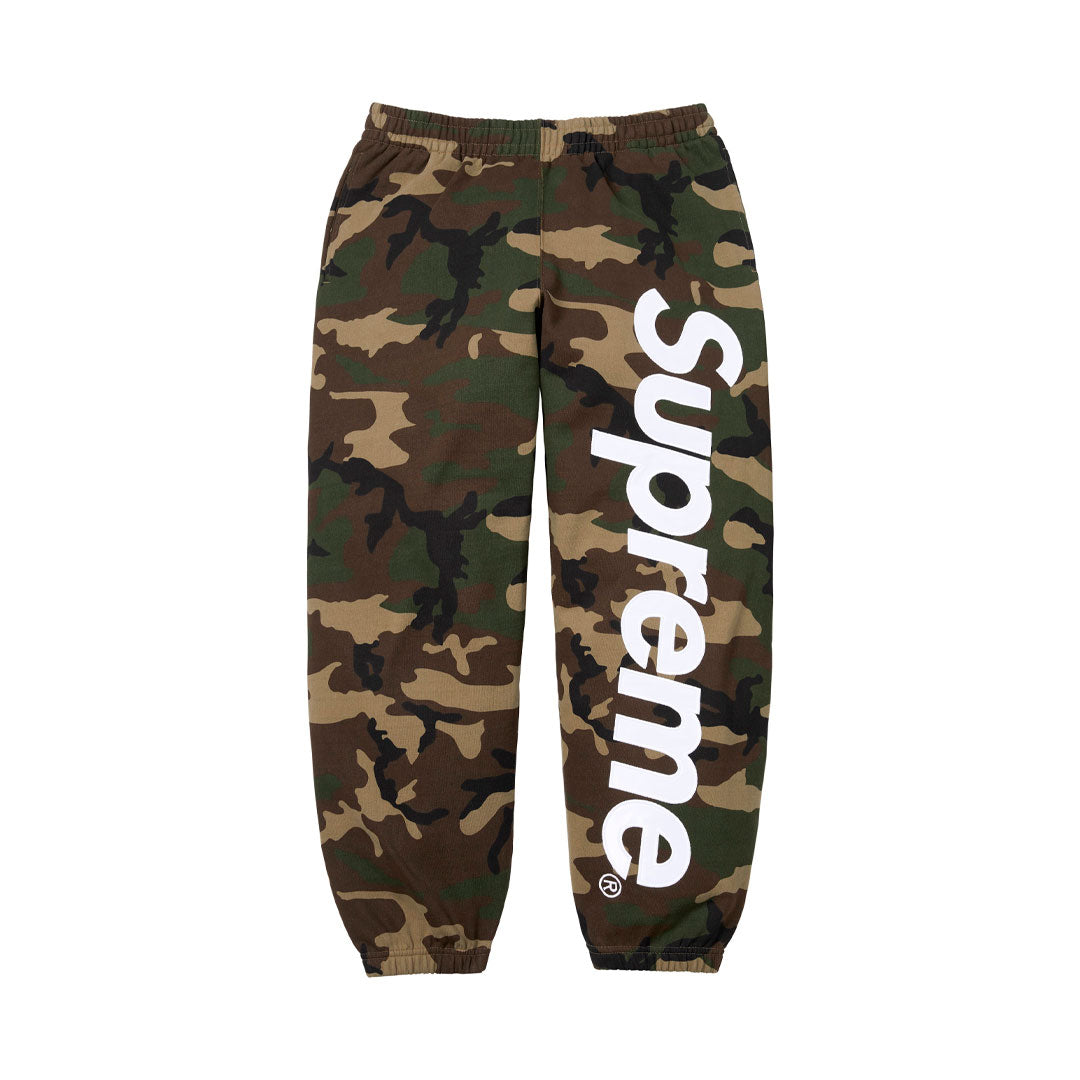 Pantalón Supreme Satin Logo Woodland Camo