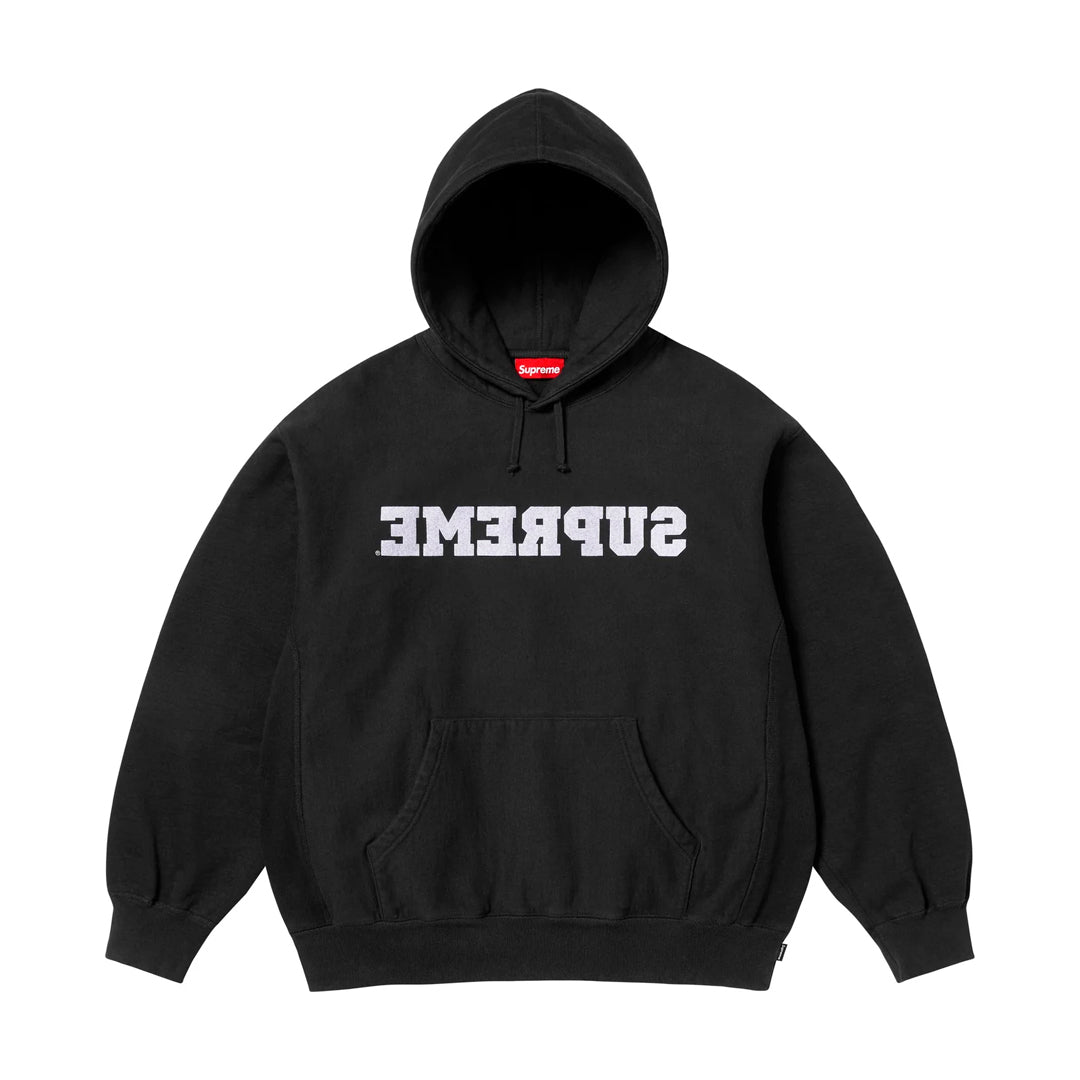 Hoodie Supreme Reverse en negro