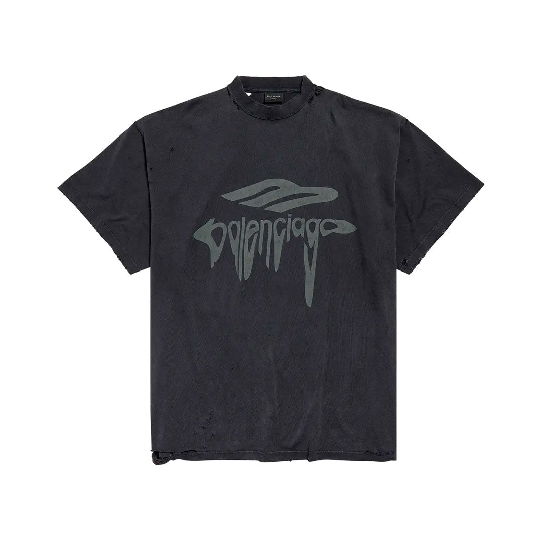 Camiseta Balenciaga 3B Liquefied Black