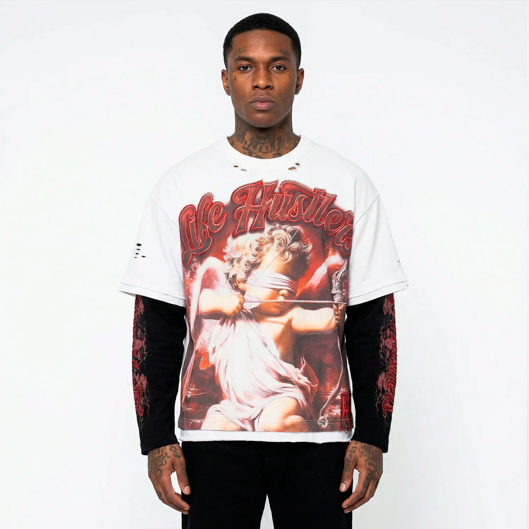 Camiseta Life Hustlers manga larga Blind Cupid