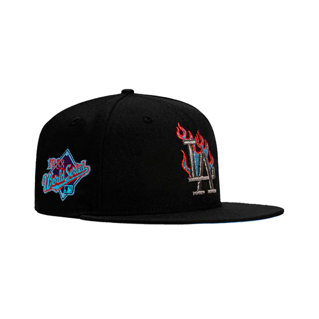 Gorro New Era 59FIFTY Fire Pack Los Angeles Dodgers 1988 World Series Patch
