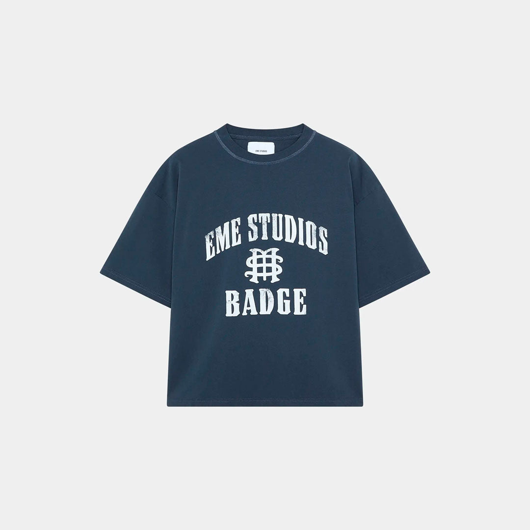 Camiseta Eme Studios Badge Navy