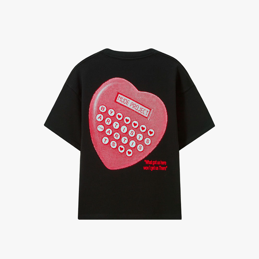 Camiseta Nude Project Calculator en negro