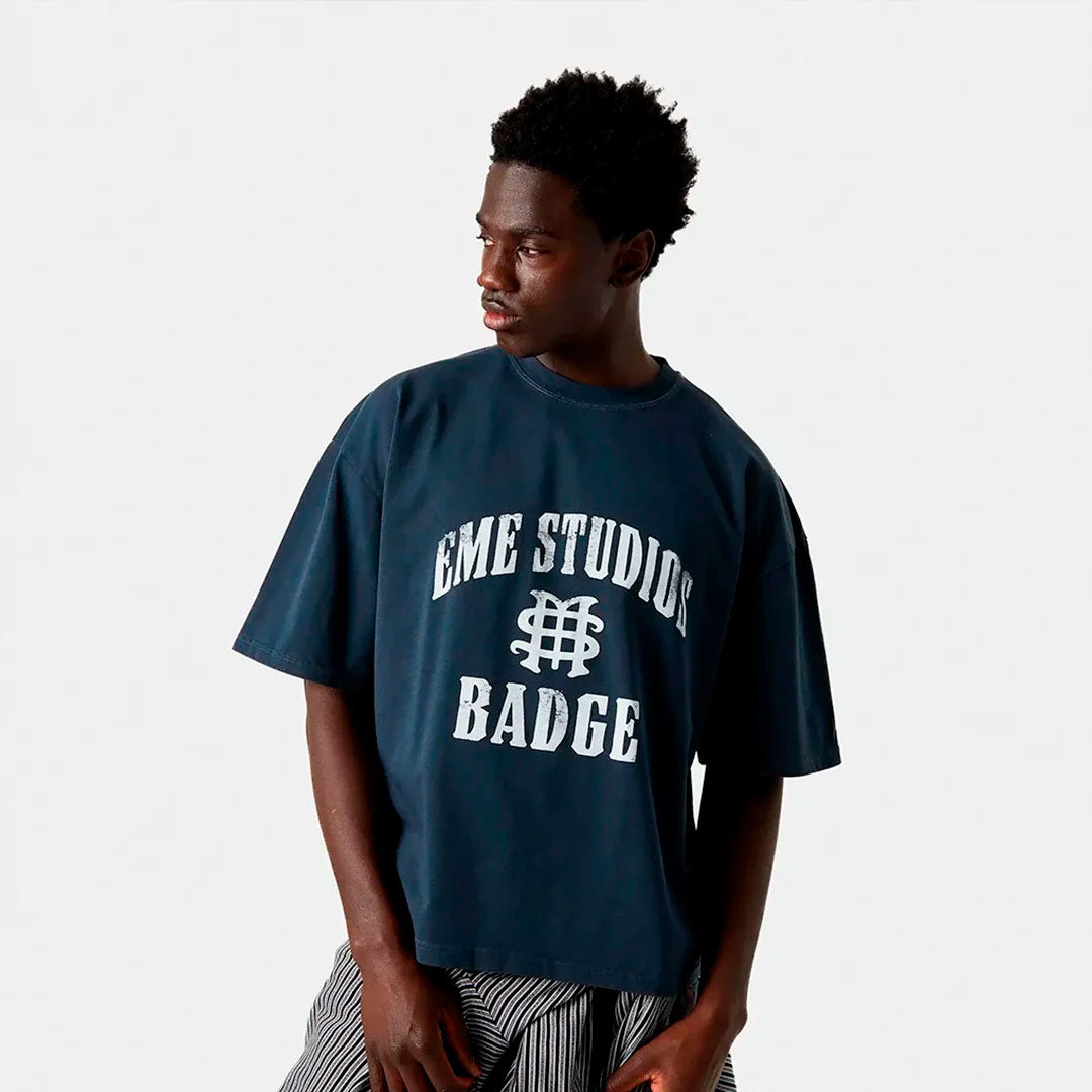 Camiseta Eme Studios Badge Navy
