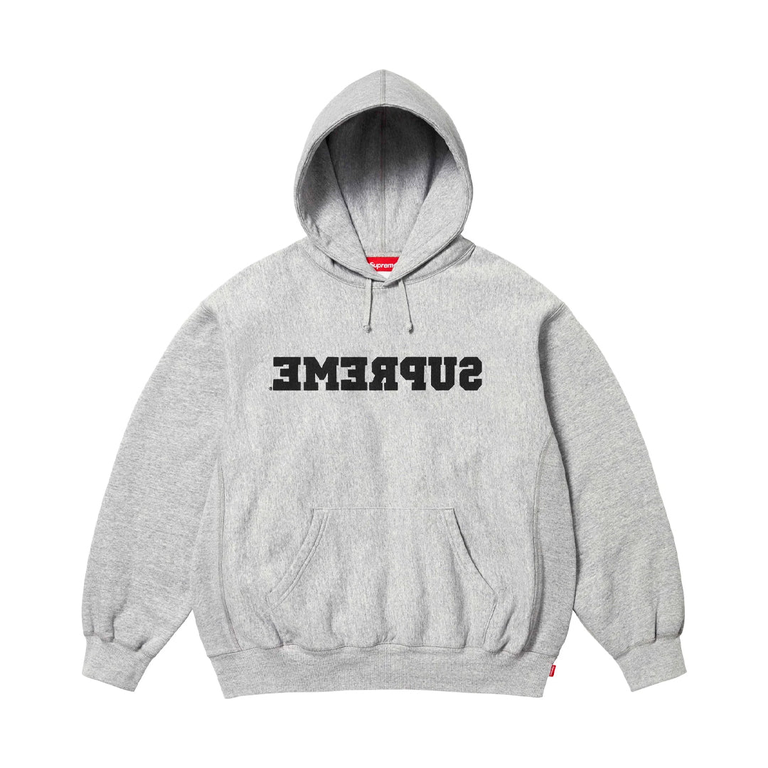 Hoodie Supreme Reverse en gris