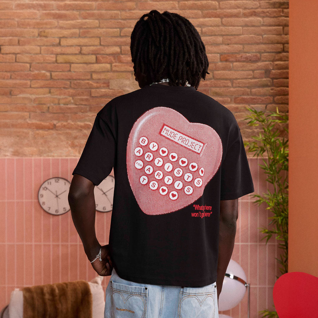 Camiseta Nude Project Calculator en negro