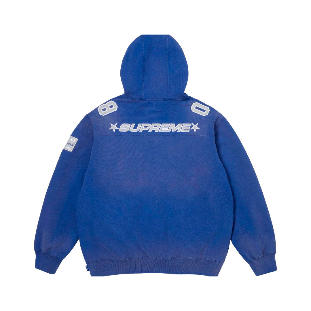 Hoodie Supreme Football Jersey Blue