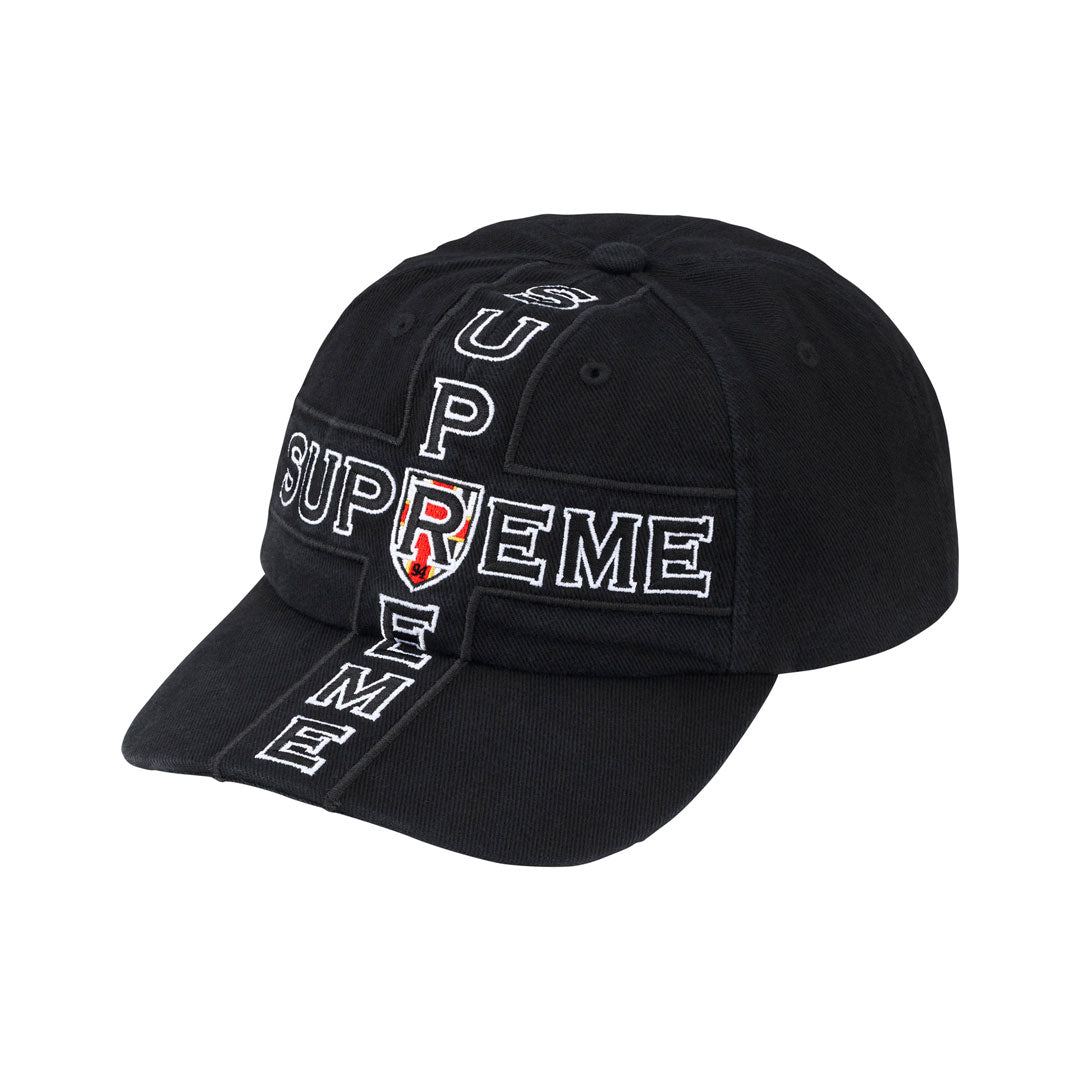 Gorro Supreme Cross Crest Black