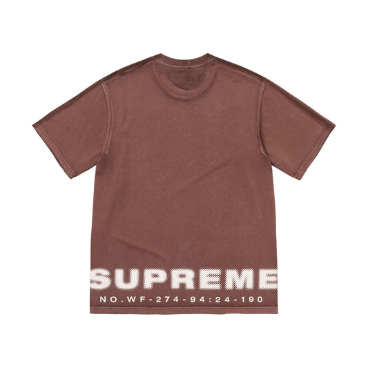 Camiseta Supreme Discharge en marron