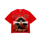 Camiseta Glaza God Flowers Red