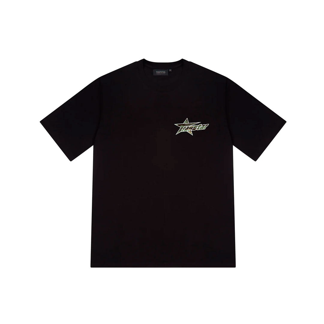 Camiseta Trapstar Trap Invasion en negro