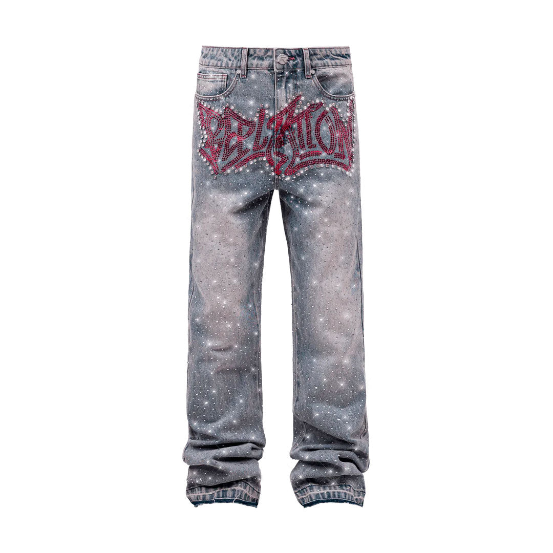 Pantalón Reputation Graffiti Tag Denim