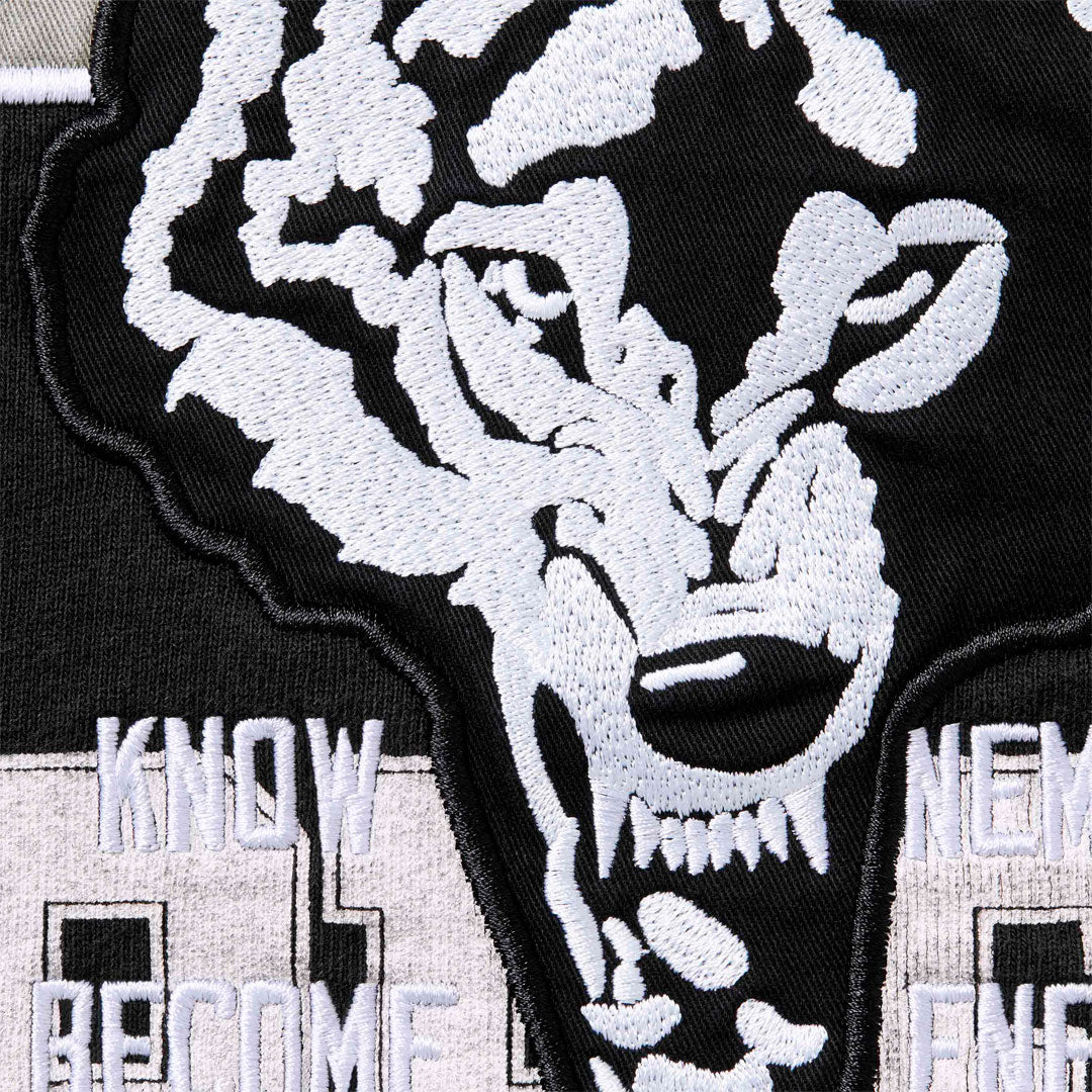 Campera Supreme Warriors Appliqué Black
