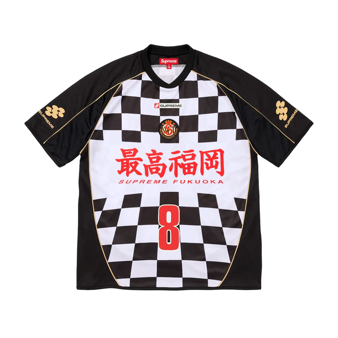 Camiseta Supreme Checkerboard Soccer Black