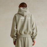 Hoodie Essentials Fear of God Metallic Abbey Stone