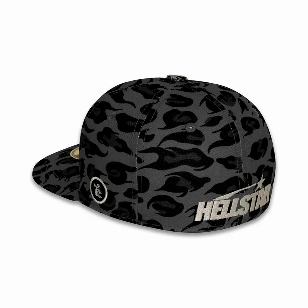 Gorro Hellstar Cheetah Print Fitted Black