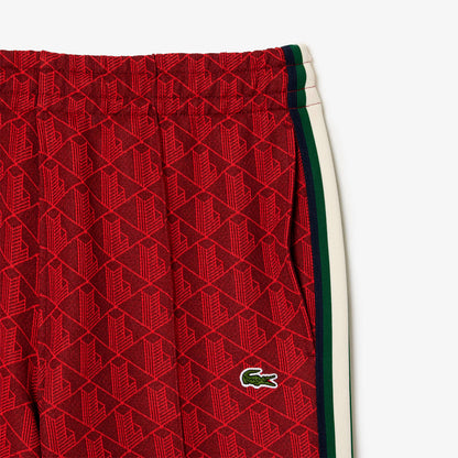 Pantalón Lacoste Paris Monogram en rojo