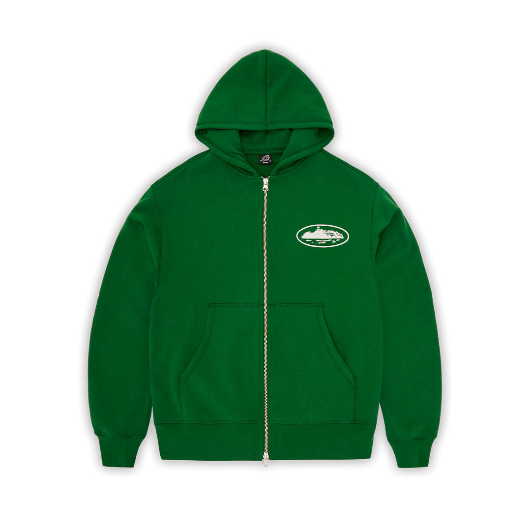 Campera Corteiz Island Puff en verde