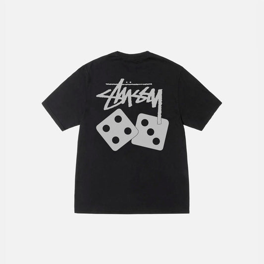 Camiseta Stussy Dice en negro