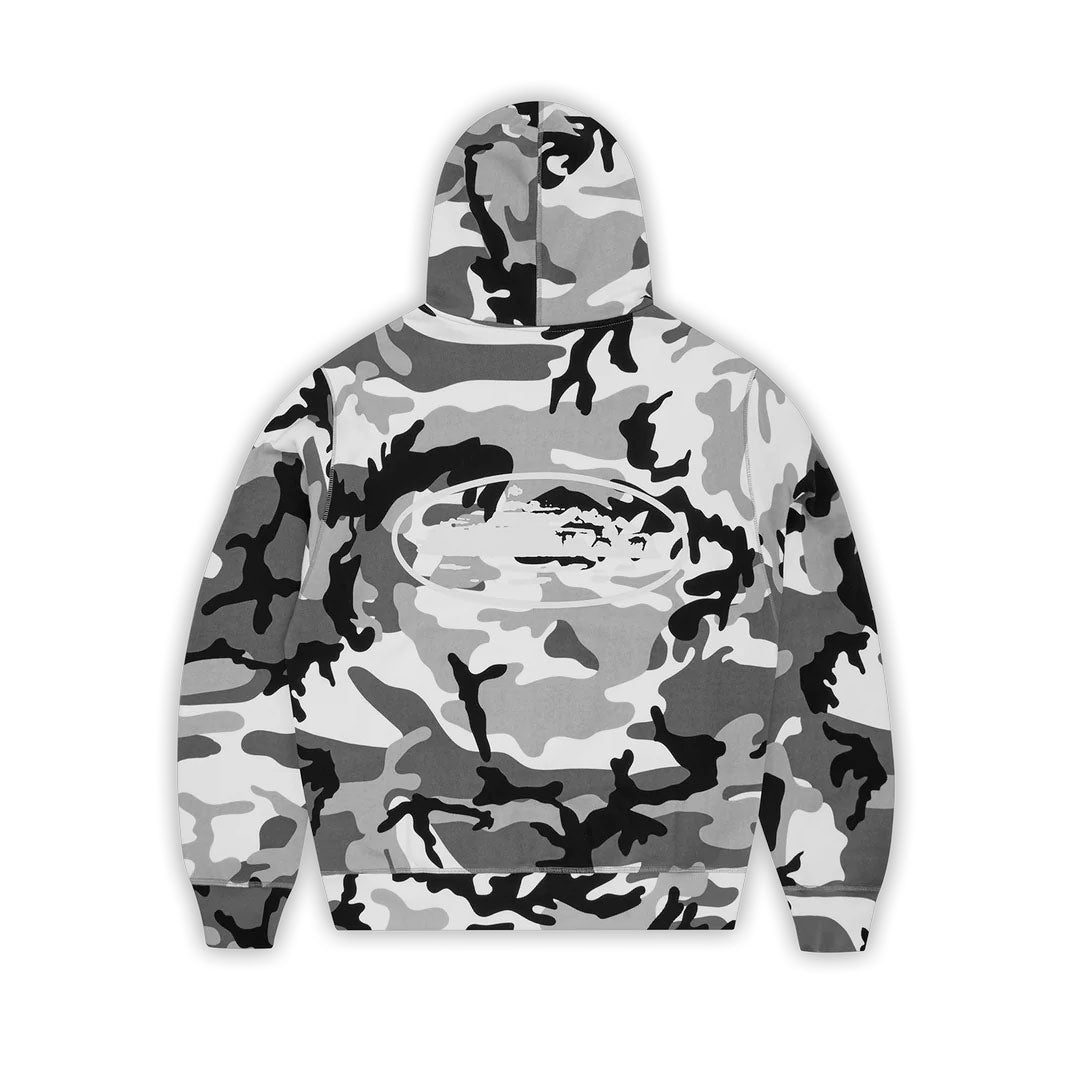 Campera Corteiz Island Puff Artic Camo