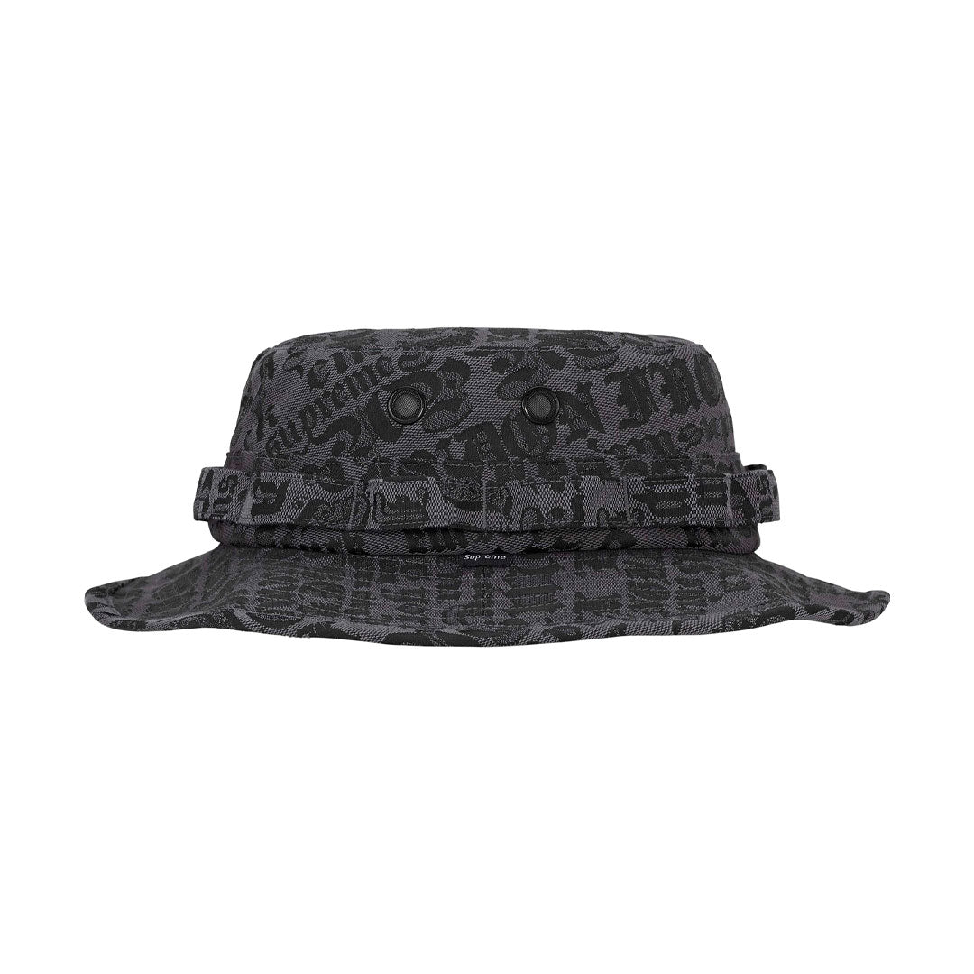 Gorro pescador Supreme Cities Jacquard en negro