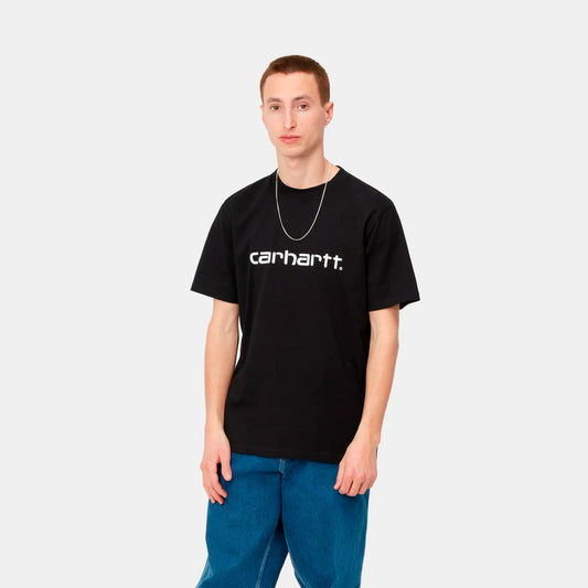 Camiseta Carhatt WIP Script en negro