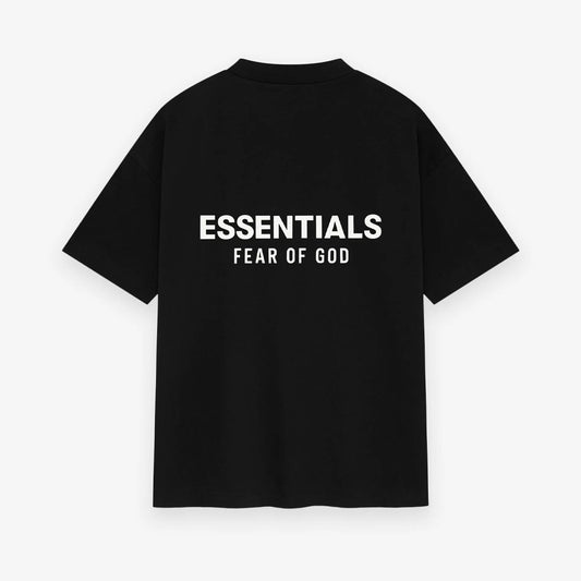 Camiseta Essentials Fear of God Classic Jet Black