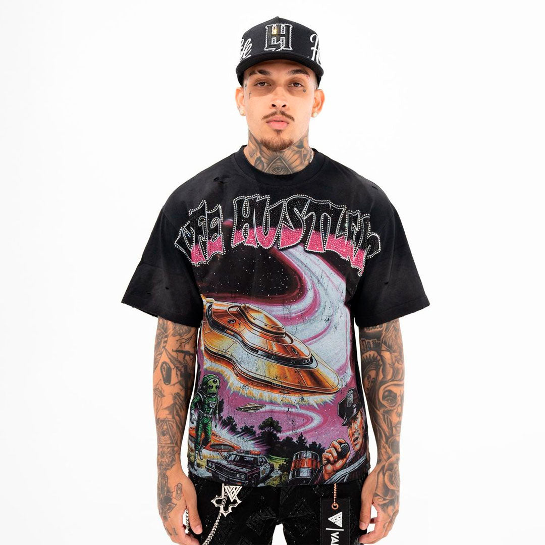 Camiseta Life Hustlers Alien Invasion
