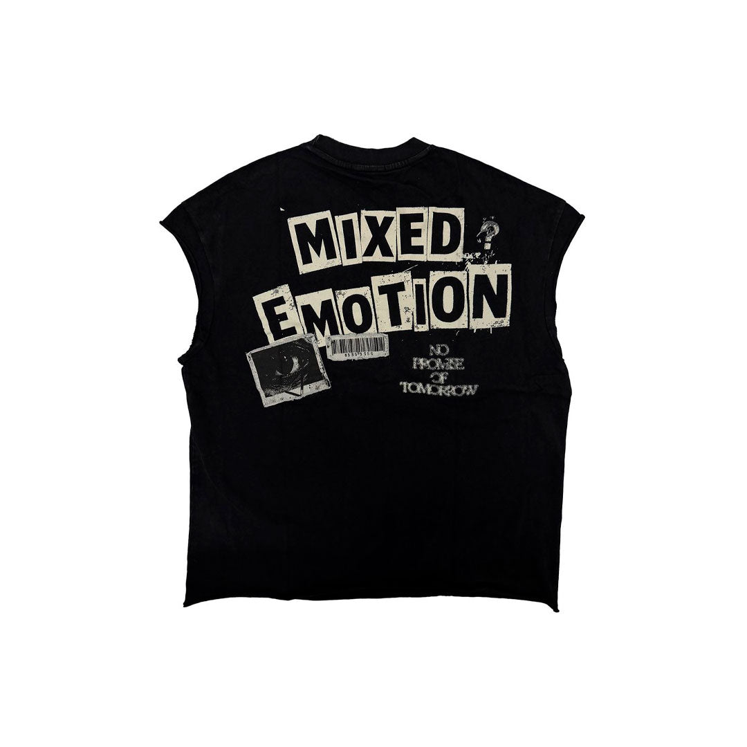 Musculosa Mixed Emotion Newspaper