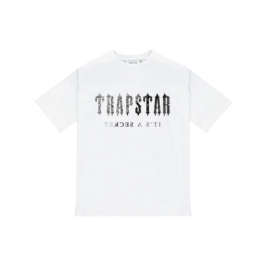 Camiseta Trapstar Decoded Paisley en blanco