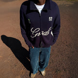 Buzo Gods FC Knitted Zip Navy