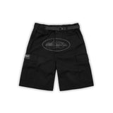 Short Corteiz Alcatraz Cargo Triple Black