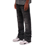 Pantalón Reputation Pinched Flare Black