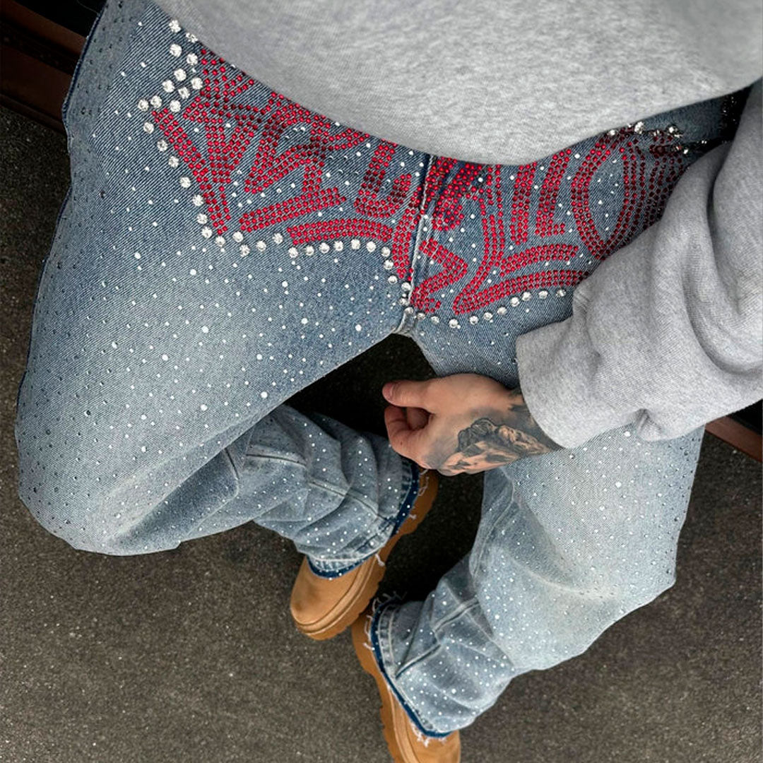 Pantalón Reputation Graffiti Tag Denim