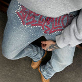 Pantalón Reputation Graffiti Tag Denim