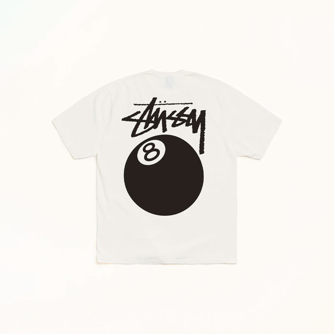 Camiseta Stussy 8 Ball Natural