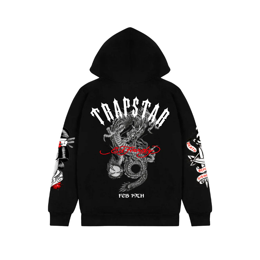 Hoodie Trapstar x Ed Hardy AOW