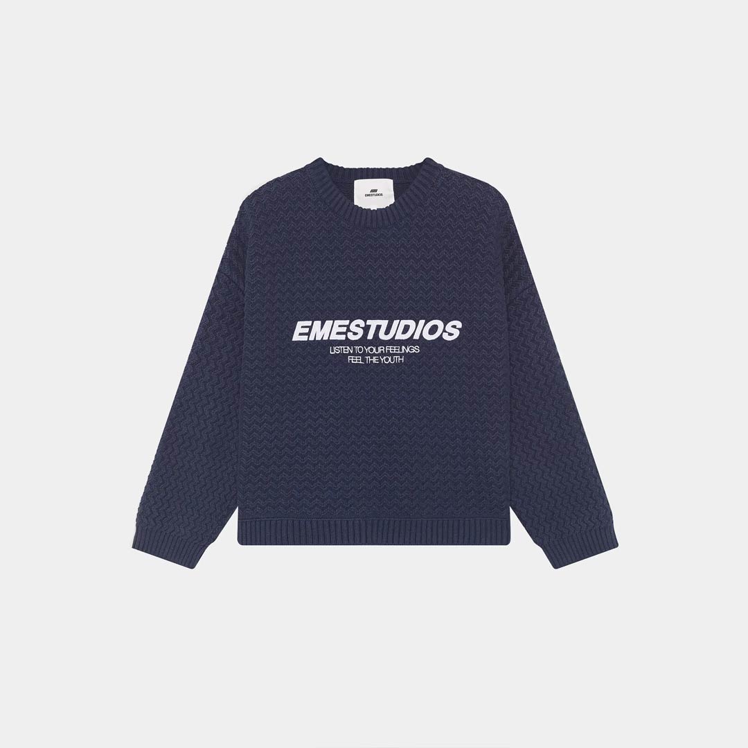 Sweater Eme Studios Thesis Navy
