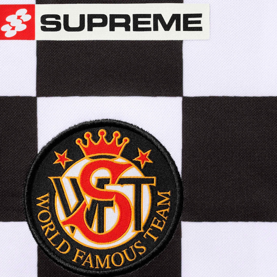 Camiseta Supreme Checkerboard Soccer Black