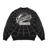 Sweater Supreme x Vanson Leathers Spider Man Black