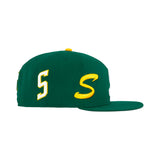 Gorro Supreme x New Era Multi S Logo en verde