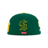 Gorro Supreme x New Era Multi S Logo en verde