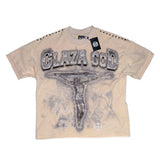 Camiseta Glaza God Crucifixion Cream