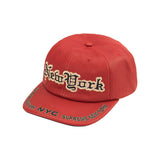 Gorro Supreme New York Leather Red