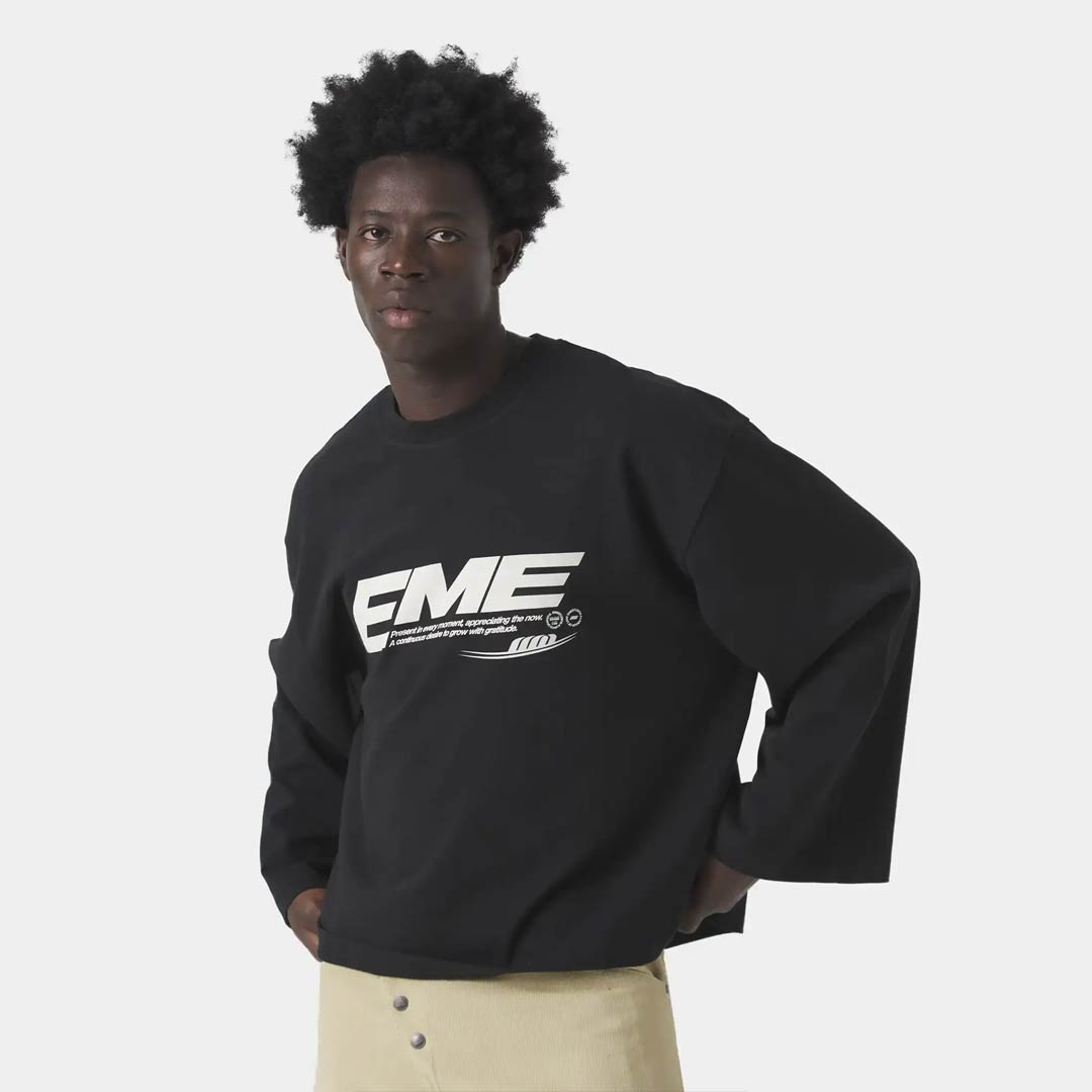 Camiseta Eme Studios manga larga Bound Black
